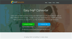 Desktop Screenshot of m4p-converter.com